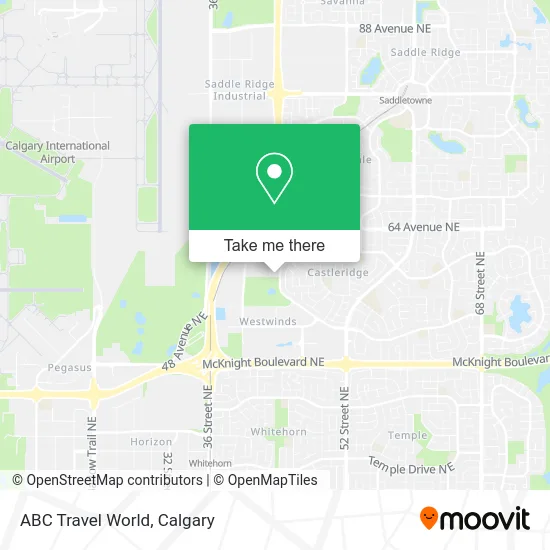 ABC Travel World map