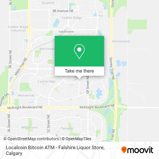 Localcoin Bitcoin ATM - Falshire Liquor Store map