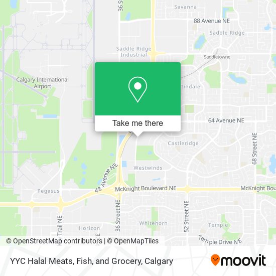 YYC Halal Meats, Fish, and Grocery map