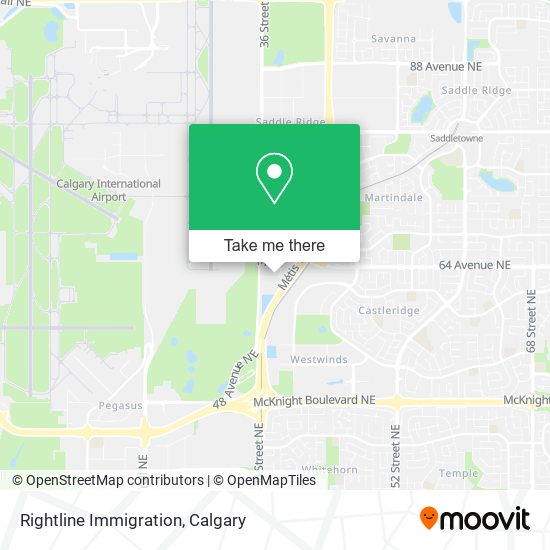 Rightline Immigration map