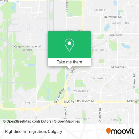 Rightline Immigration map