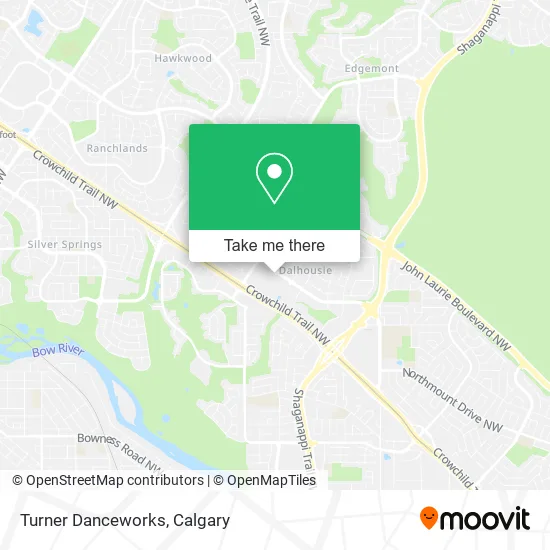 Turner Danceworks map