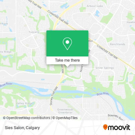 Sies Salon map