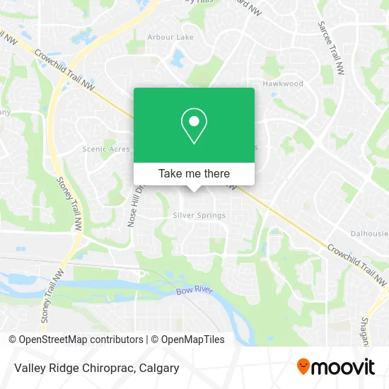 Valley Ridge Chiroprac map