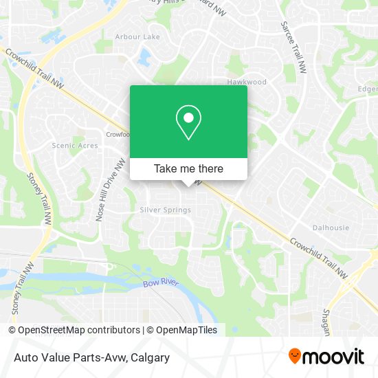 Auto Value Parts-Avw map