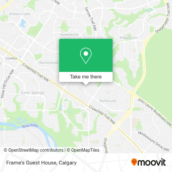 Frame's Guest House map