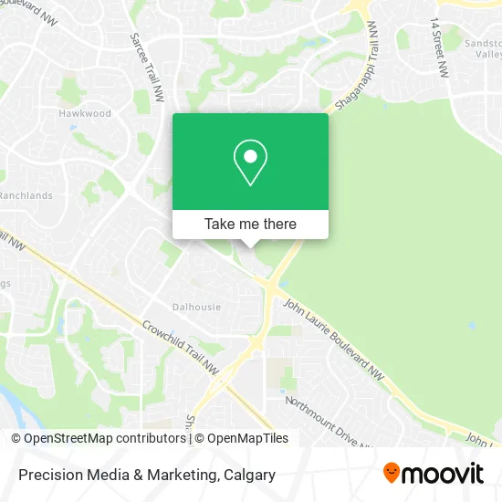 Precision Media & Marketing map