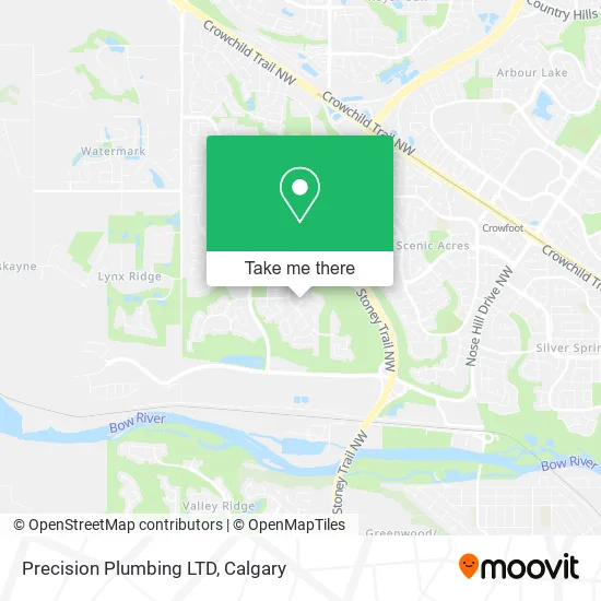 Precision Plumbing LTD map