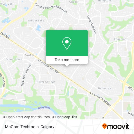 McGam Techtools map