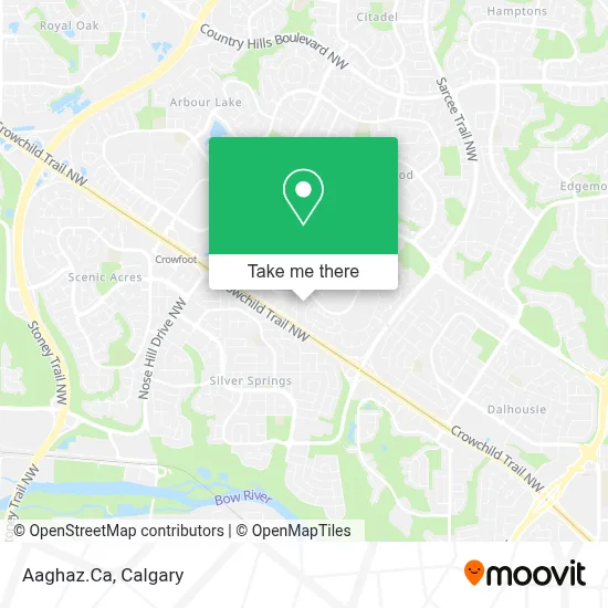 Aaghaz.Ca map