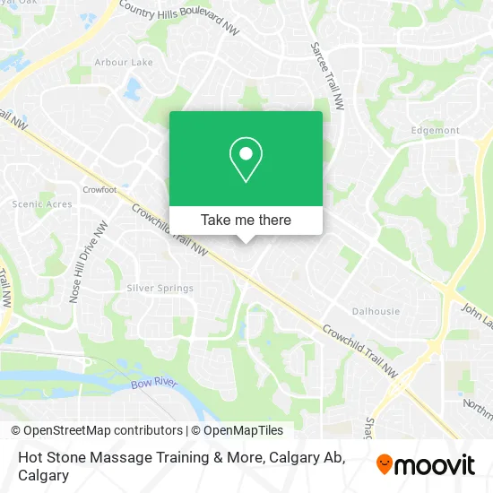 Hot Stone Massage Training & More, Calgary Ab map