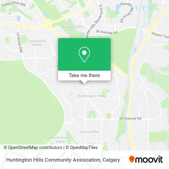 Huntington Hills Community Association map