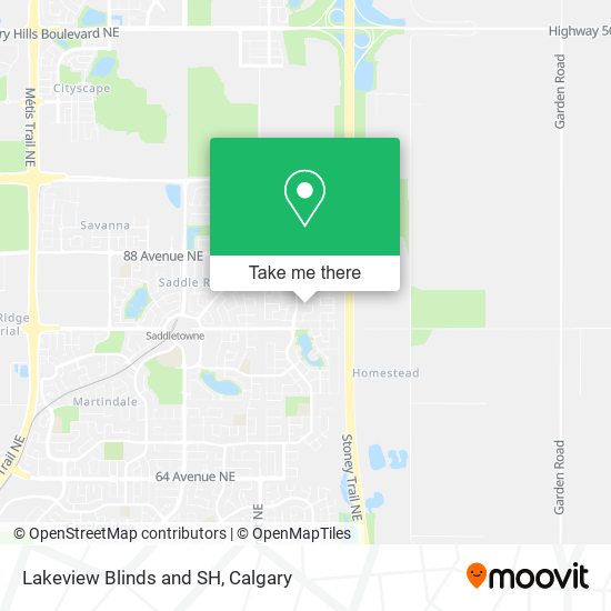 Lakeview Blinds and SH map