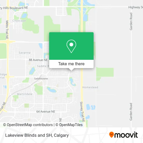 Lakeview Blinds and SH map