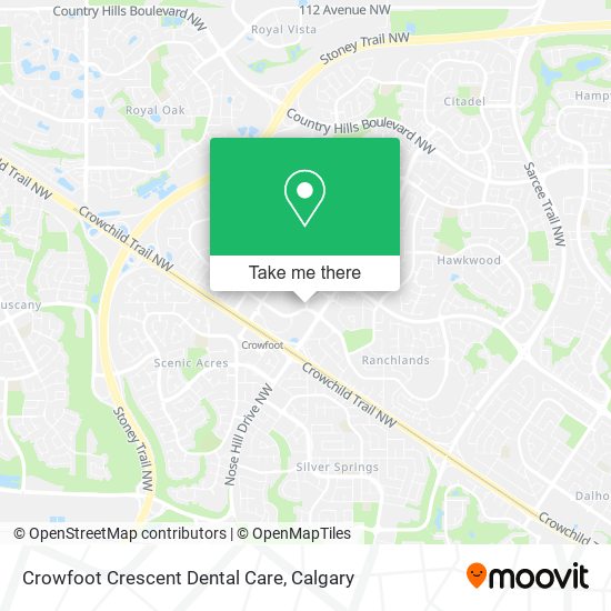 Crowfoot Crescent Dental Care map