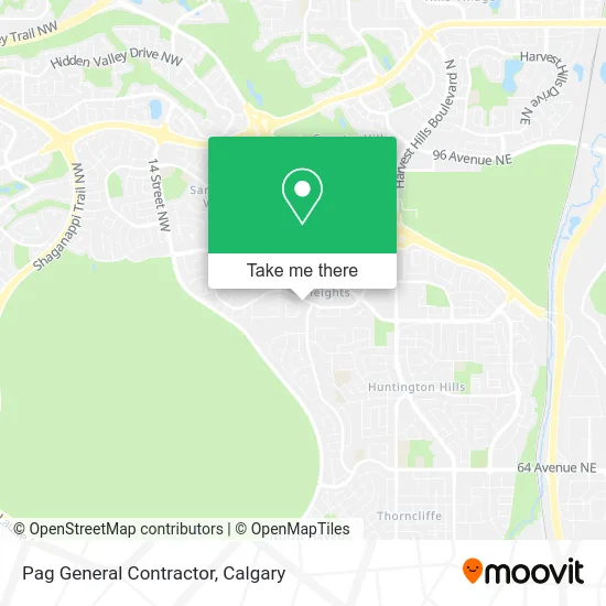 Pag General Contractor map