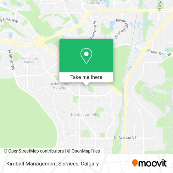 Kimball Management Services map