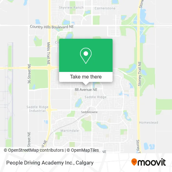 People Driving Academy Inc. map