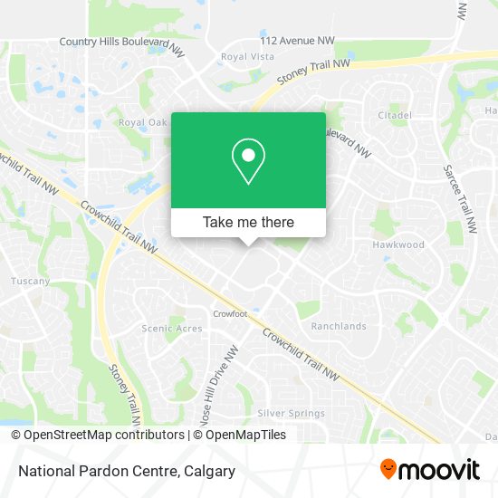 National Pardon Centre map