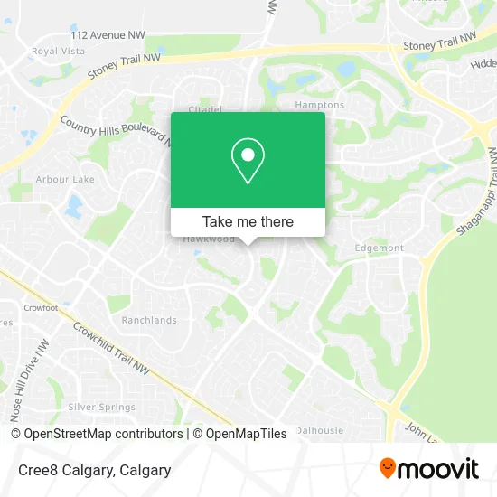 Cree8 Calgary map
