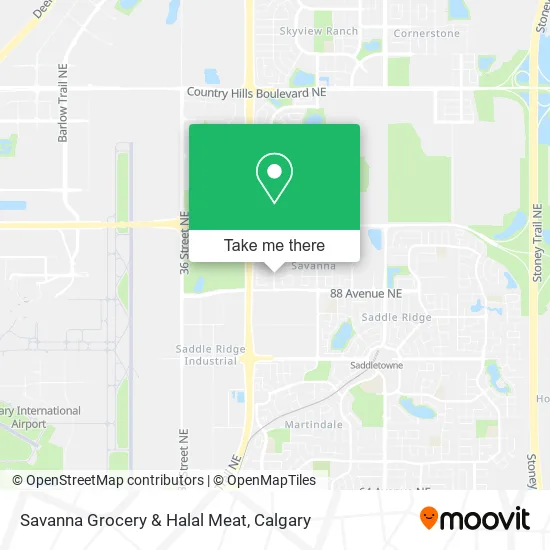 Savanna Grocery & Halal Meat plan