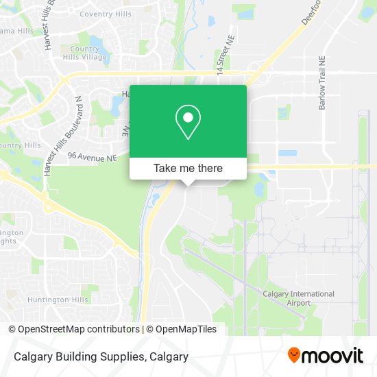 Calgary Building Supplies map