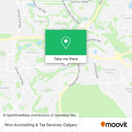Won Accounting & Tax Services map