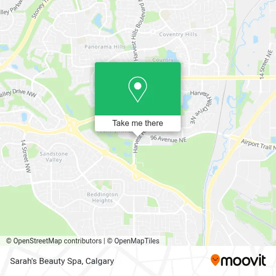 Sarah's Beauty Spa map