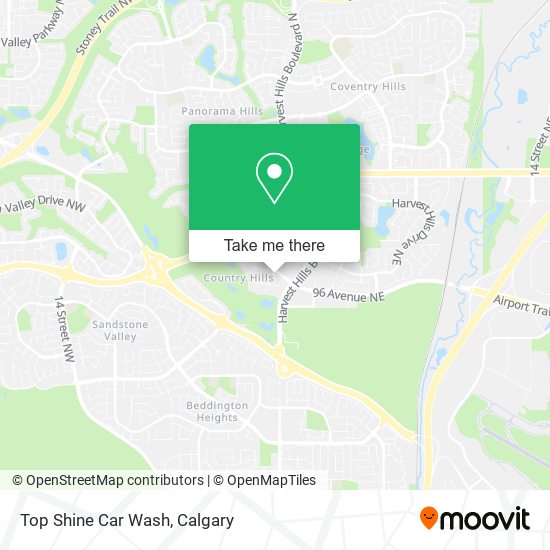 Top Shine Car Wash map