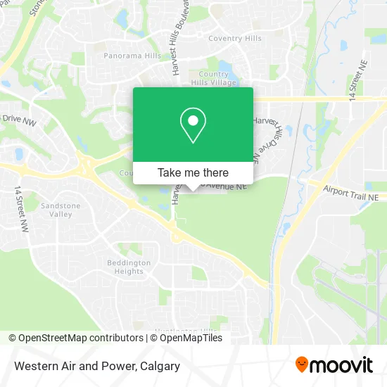 Western Air and Power map