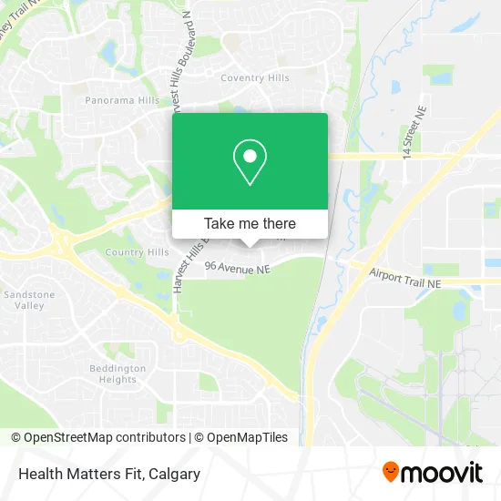 Health Matters Fit map