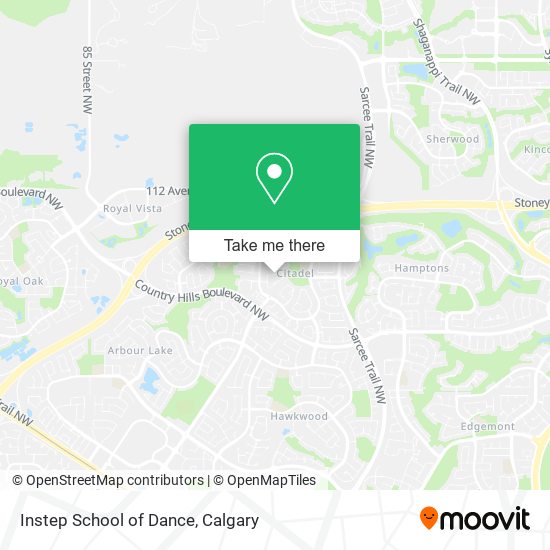 Instep School of Dance map