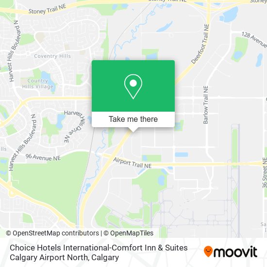 Choice Hotels International-Comfort Inn & Suites Calgary Airport North plan