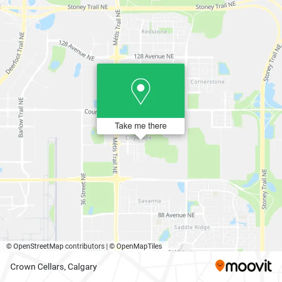 Crown Cellars map