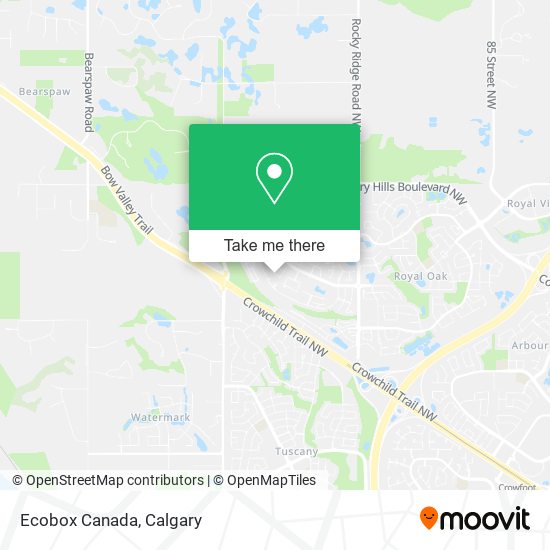 Ecobox Canada map