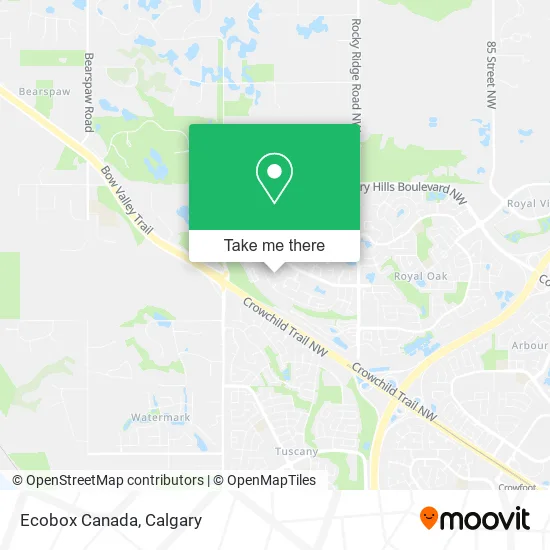 Ecobox Canada map