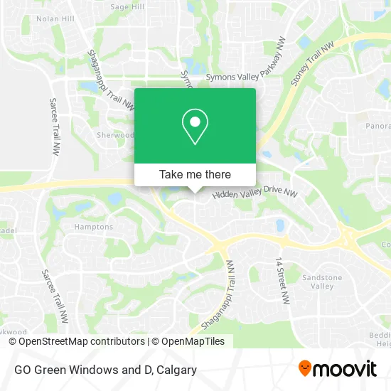 GO Green Windows and D map
