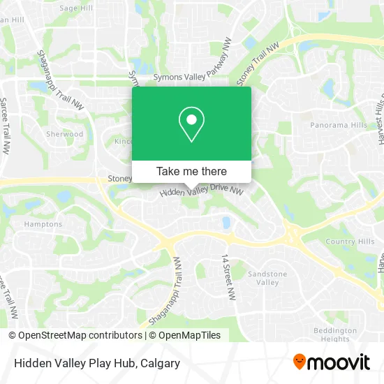 Hidden Valley Play Hub map