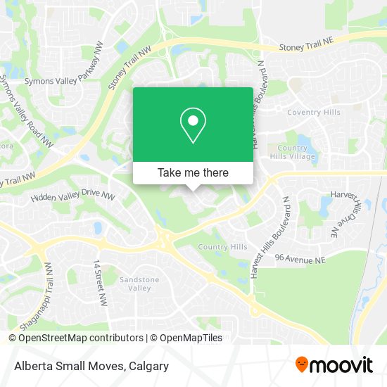 Alberta Small Moves map