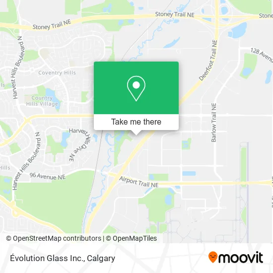 Évolution Glass Inc. map