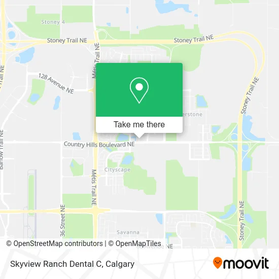 Skyview Ranch Dental C map