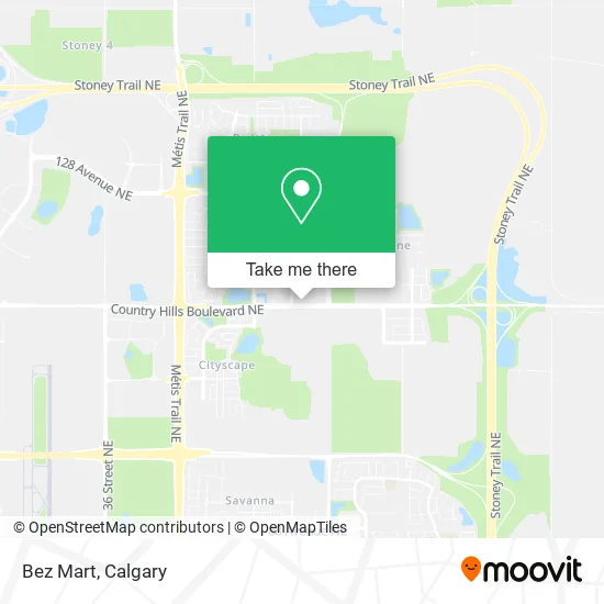 Bez Mart map