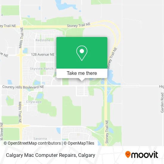Calgary Mac Computer Repairs map