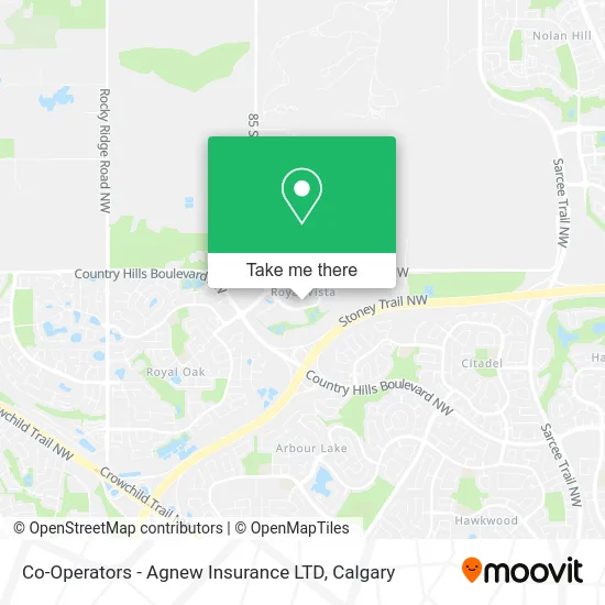 Co-Operators - Agnew Insurance LTD map