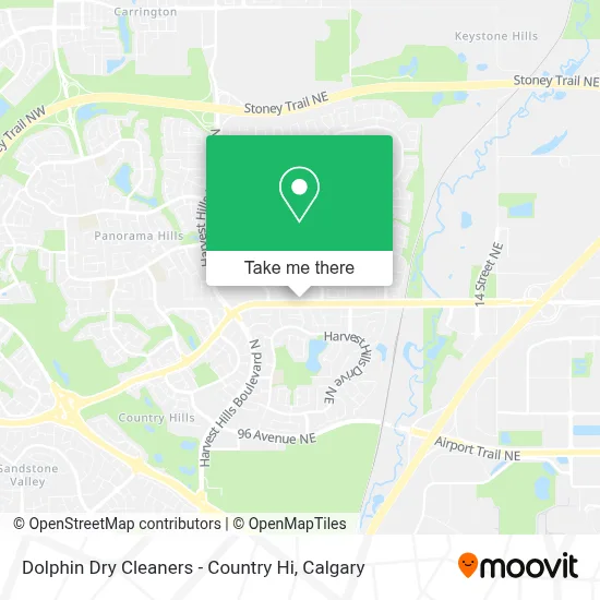Dolphin Dry Cleaners - Country Hi map