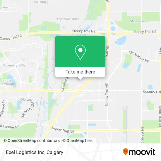 Exel Logistics Inc map