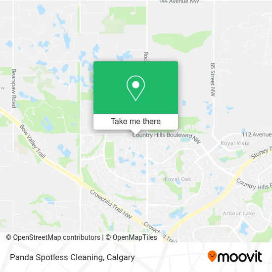 Panda Spotless Cleaning map