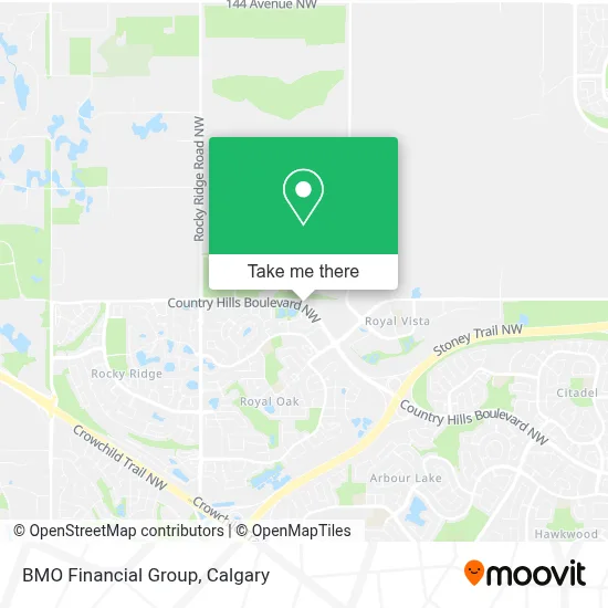 BMO Financial Group map