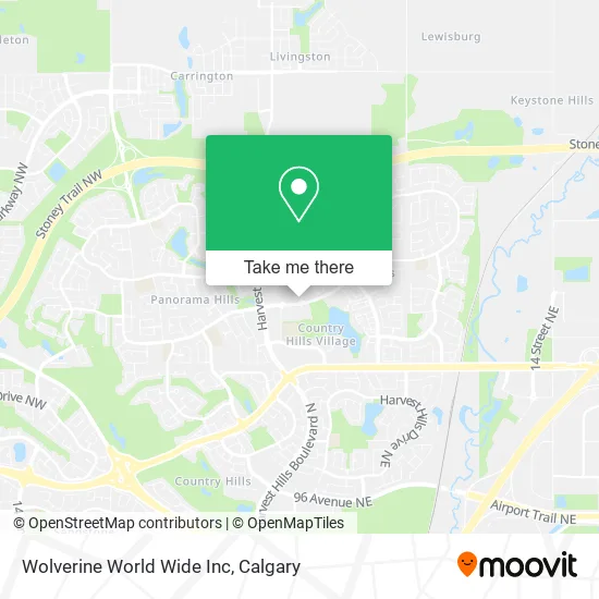 Wolverine World Wide Inc map