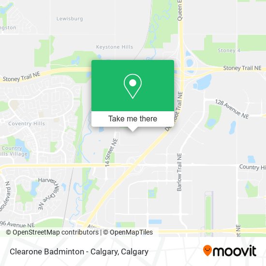 Clearone Badminton - Calgary plan